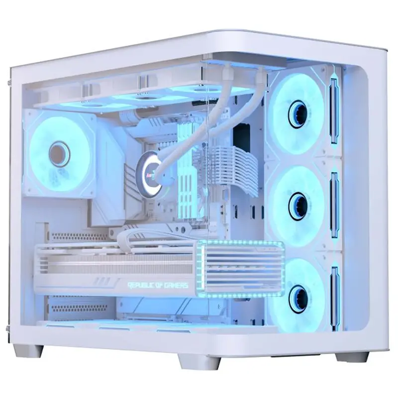 Aerocool P500C Argb Mid-Tower Pc Case With 750W 80 Plus Bronze Psu 1