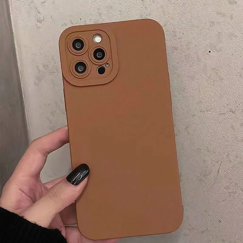 Angel Eye Full-Cover Iphone Case – Coffee Brown, Raised Edges & Precise Cutouts 1
