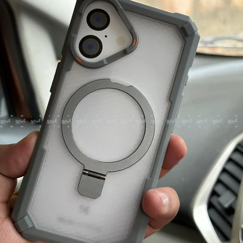 Armor Drop-Proof Clear Iphone 17 Case — Slim Protective Cover With Integrated Stand 1