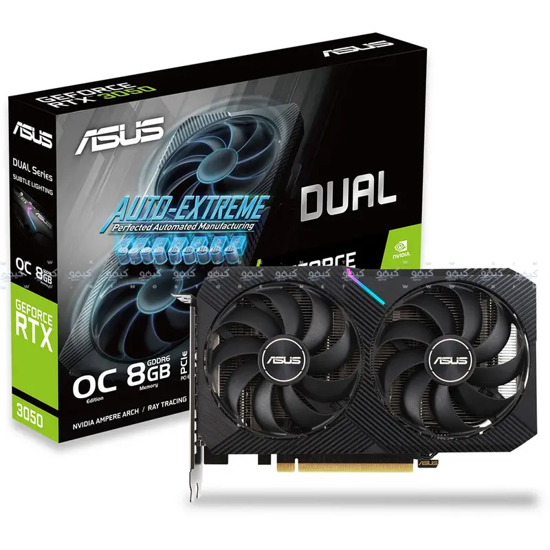 Asus Dual Geforce Rtx 3050 V2 Oc 8Gb Gddr6 Graphics Card – Factory Overclocked 1
