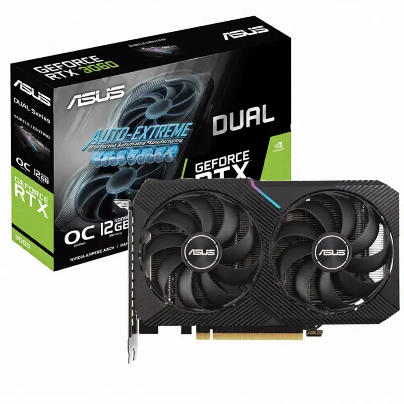 Asus Dual Nvidia Geforce Rtx 3060 Oc 12Gb Gddr6 Graphics Card 1