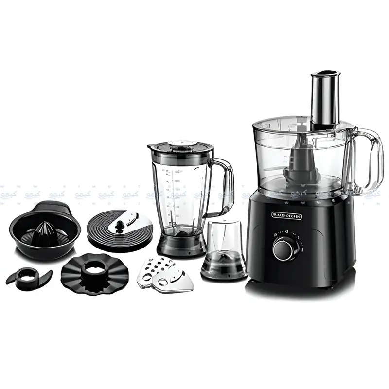 Black+Decker Fx775 5-In-1 Food Processor – 750W, Includes Slicing, Shredding & Dough Blades 1