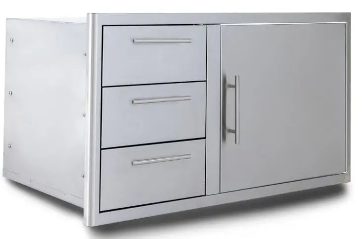 Blaze 39-Inch Access Door & Triple Drawer Combo – Stainless Steel (Blz-Ddc-R-39-Ltsc) 1