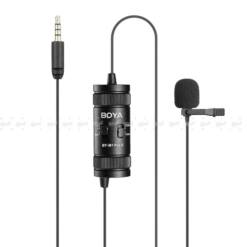 Boya By-M1 Pro Lavalier Microphone – Wired Condenser Mic (Compatible Version) 1