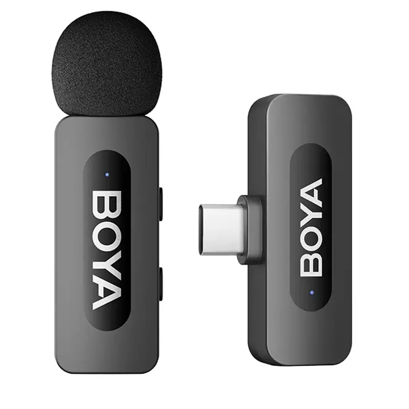 Boya By-V10 V2.0 Compact Wireless Microphone – Type-C, 2.4Ghz Audio Capture 1