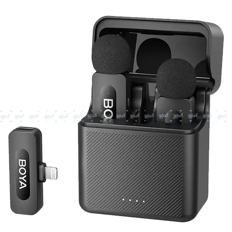 Boya By-V3 Lightning Wireless Mic System – 2.4Ghz Dual-Channel For Ios 1