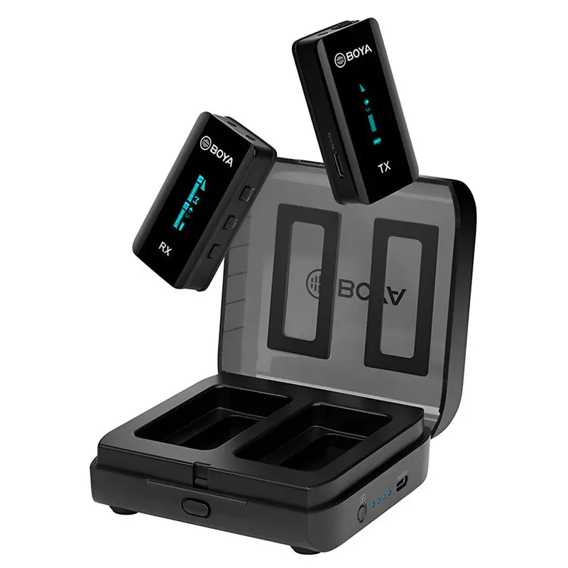 Boya By-Xm6-K1 2.4Ghz Wireless Microphone Kit — Portable Plug-And-Play Setup 1