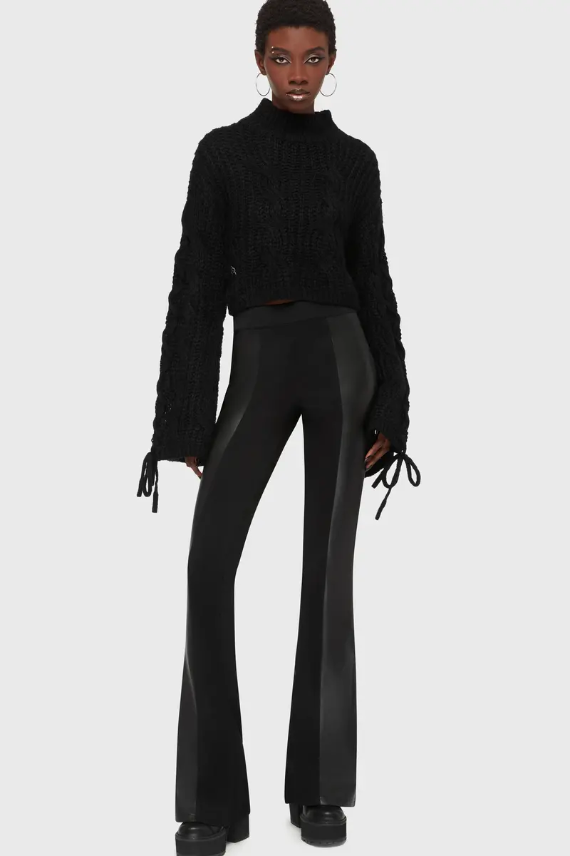 Craniux Ribbed Cable-Knit Sweater 1