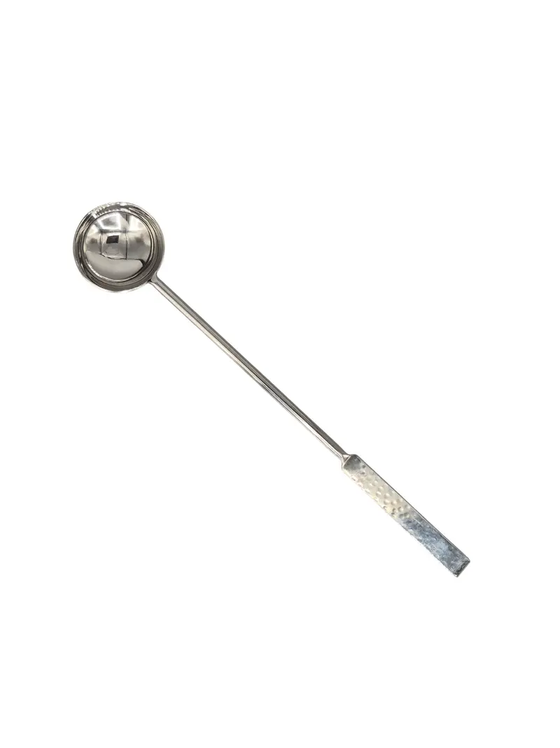 Deep Hammered Stainless Steel Serving Ladle – Ideal For Chafing Dishes And Buffets 1