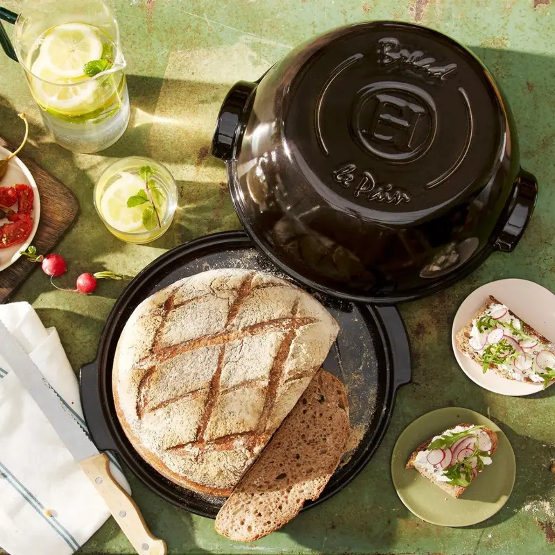 Emile Henry Ceramic Bread Oven Set – Artisan Baking Kit 1