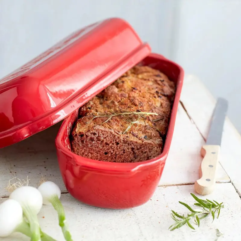 Emile Henry Ceramic Loaf Pan For Sandwich Bread 1