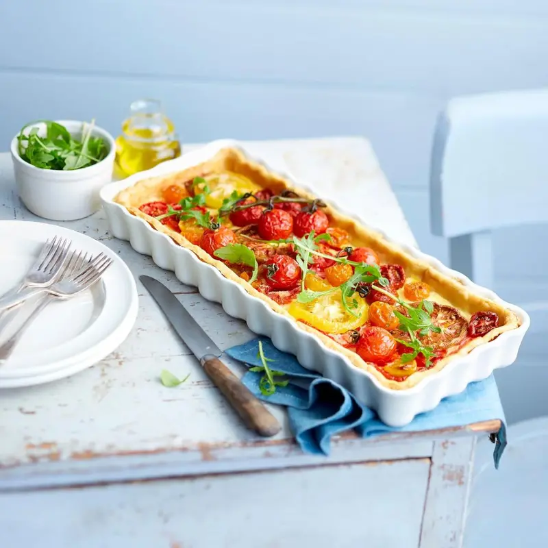 Emile Henry Long Rectangular Tart Pan 1