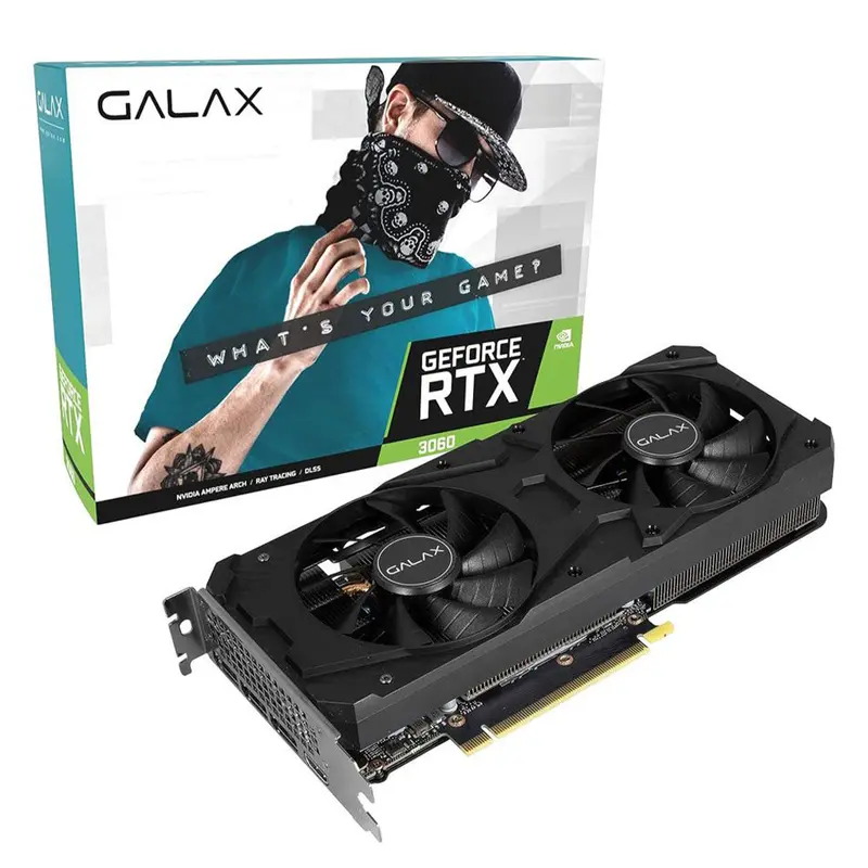 Galax Geforce Rtx 3060 12Gb Gddr6 Oc Graphics Card – Factory Tuned 1