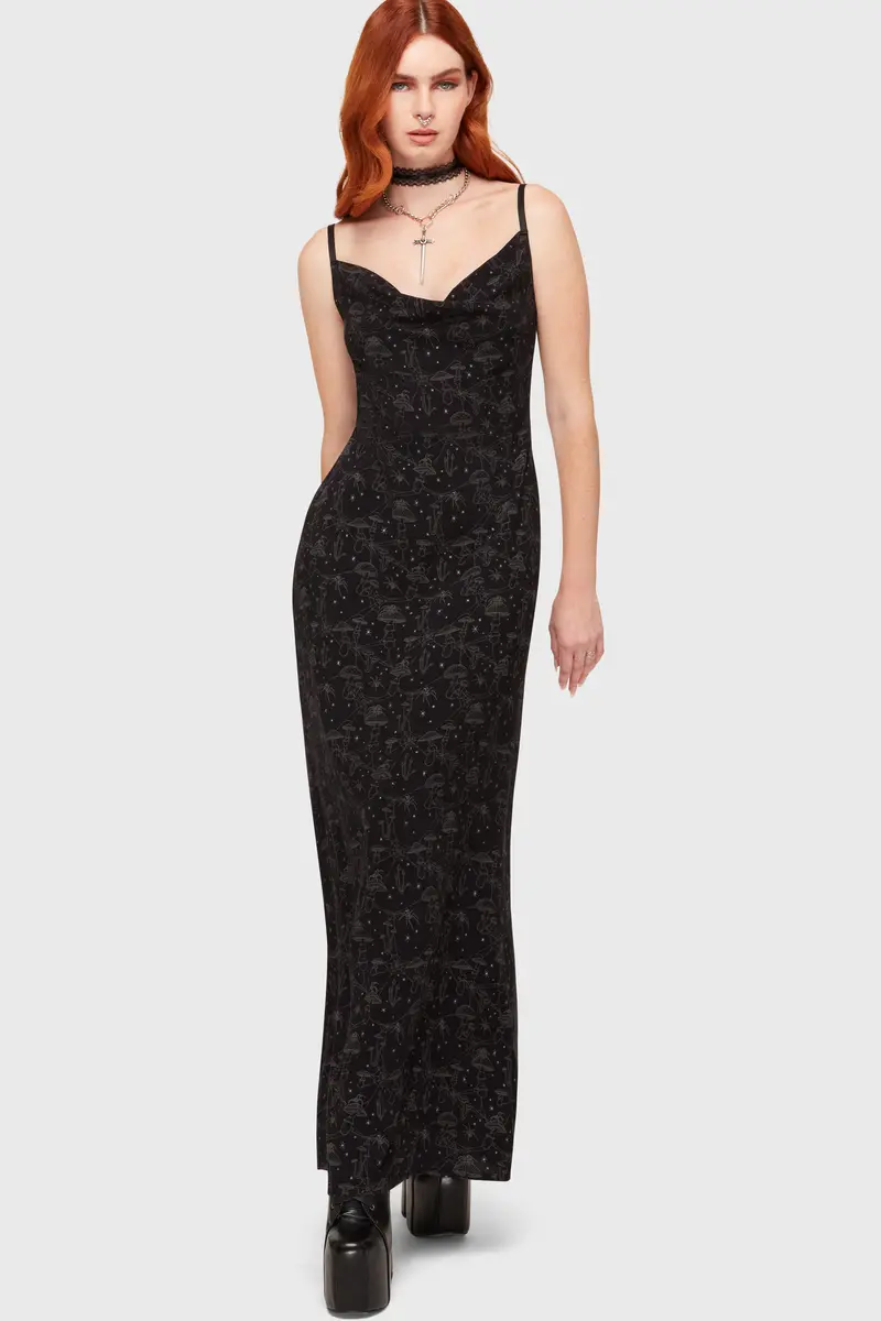 Garden Of Venom Flowing Maxi Dress 1