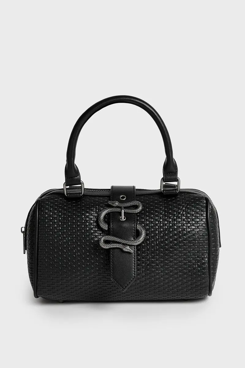 In The Hollow Snake-Buckle Crossbody Bag 1