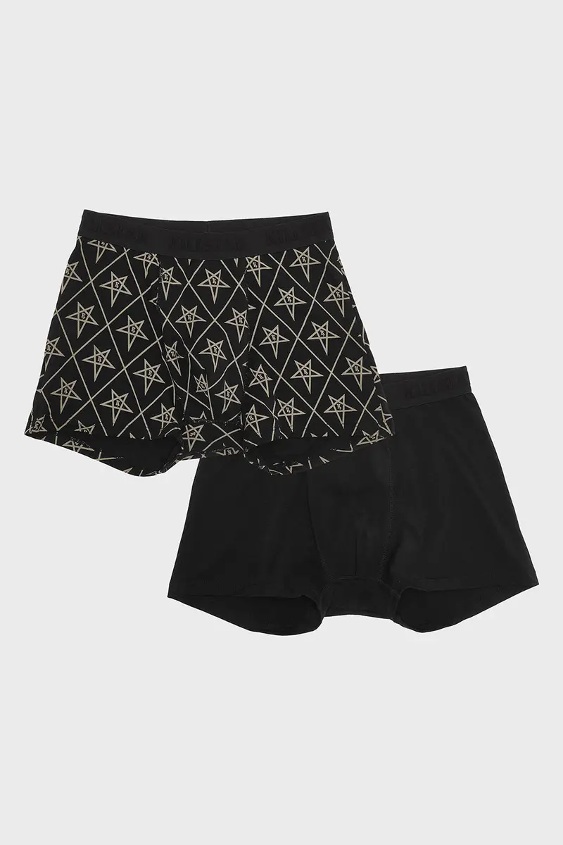Killstar Cotton Boxer Brief Set (2-Pack) 1