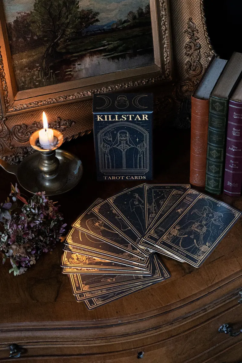 Killstar Tarot Deck – Black And Gold Edition 1