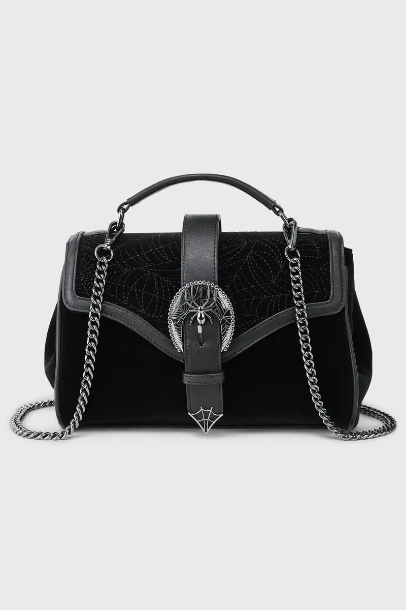 Lady Arachne Embroidered Crossbody Bag 1