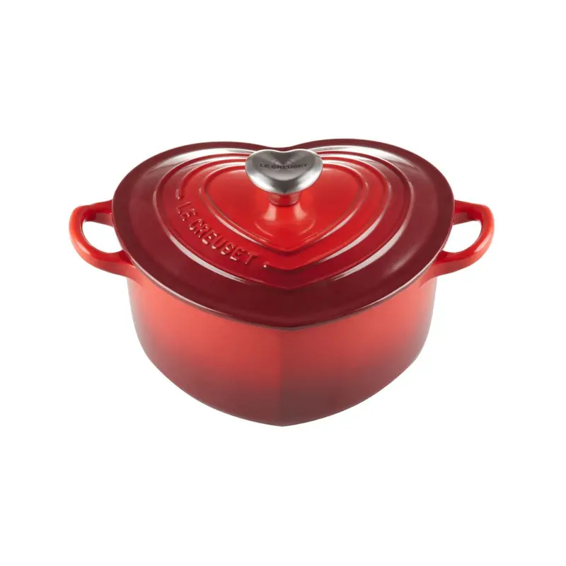 Le Creuset Tall Heart Cocotte – Elevated Design Enameled Cast Iron Pot 1