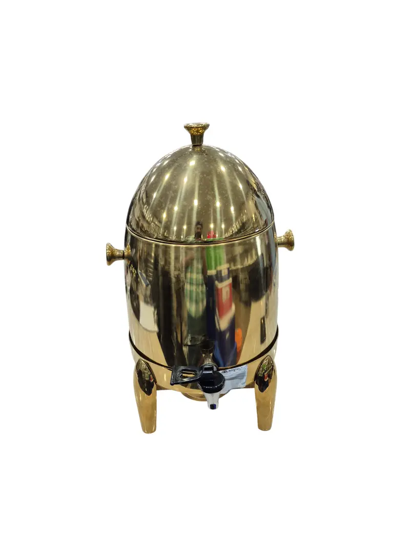 Luxe Gold-Finished Stainless Steel Tea Or Coffee Urn – 12-Liter Heavy-Duty Design 1