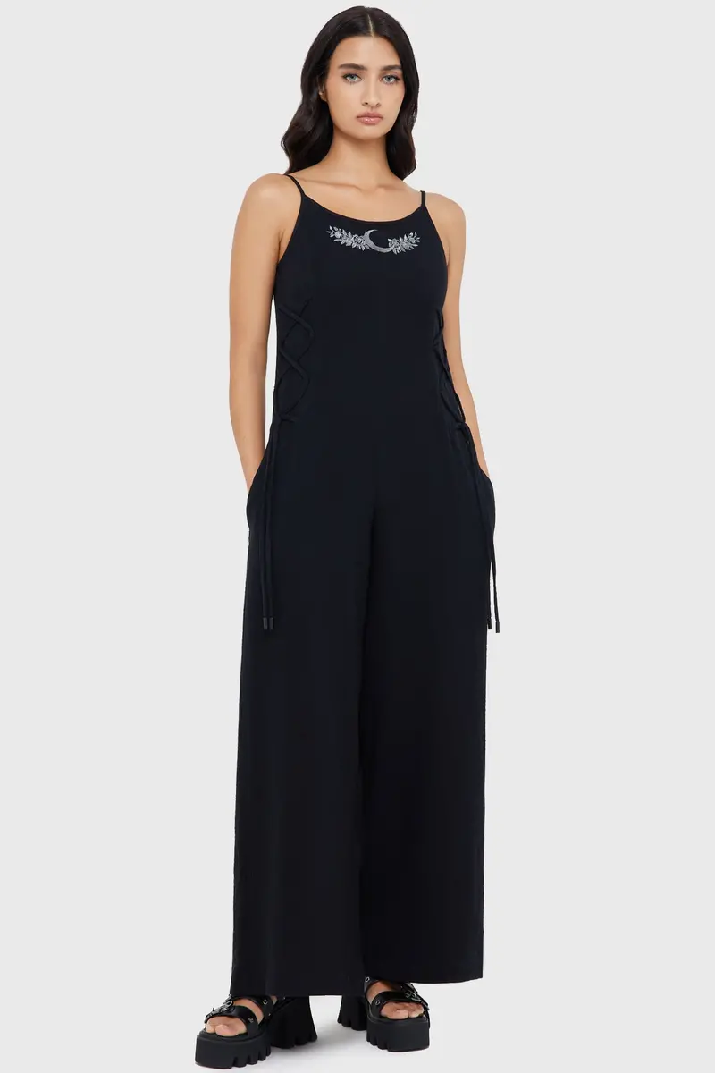 Moonlight Fang Denim Dungarees 1