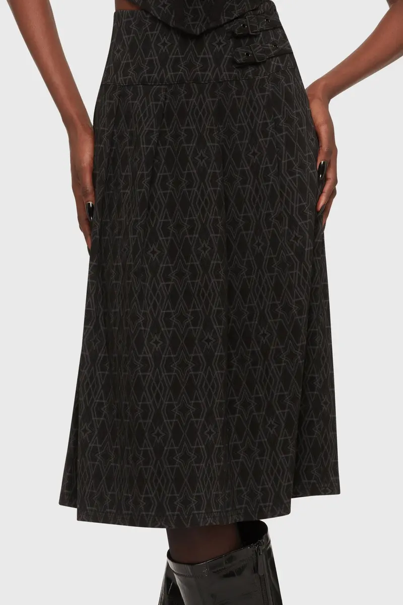 Morrisa High-Waisted Midi Skirt 1