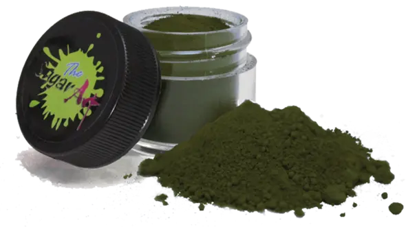 Mossy Green Elite Edible Paint Powder 1