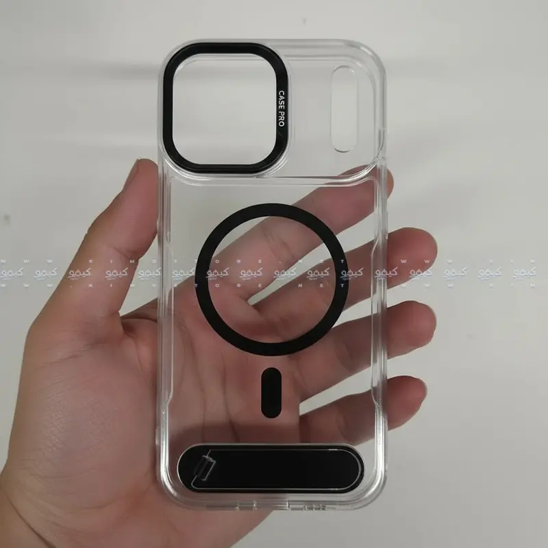 My Choice Magnetic Clear Iphone 17 Pro Max Case With Built-In Stand 1