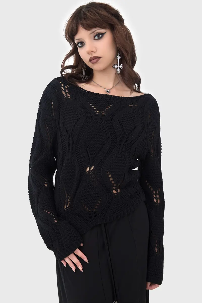 Nebula Riot Oversized Knit Sweater 1