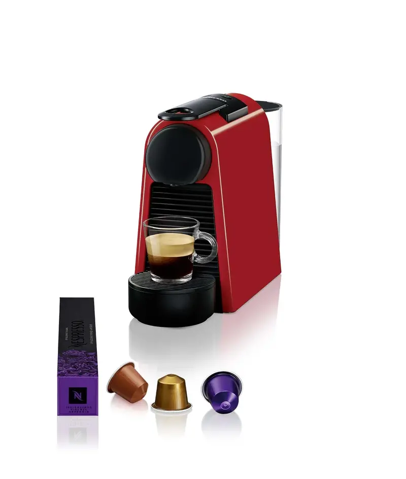 Nespresso Essenza Mini D30 – Compact Red Espresso System 1