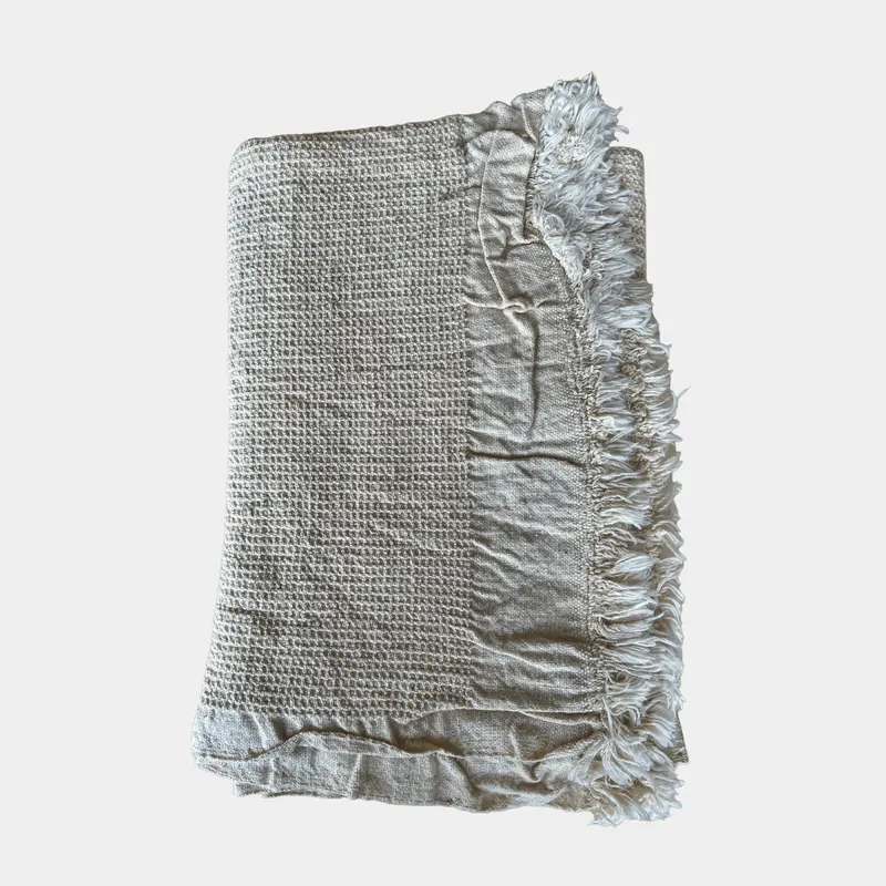 Organic Waffle-Weave Khadi Hand Towel 1