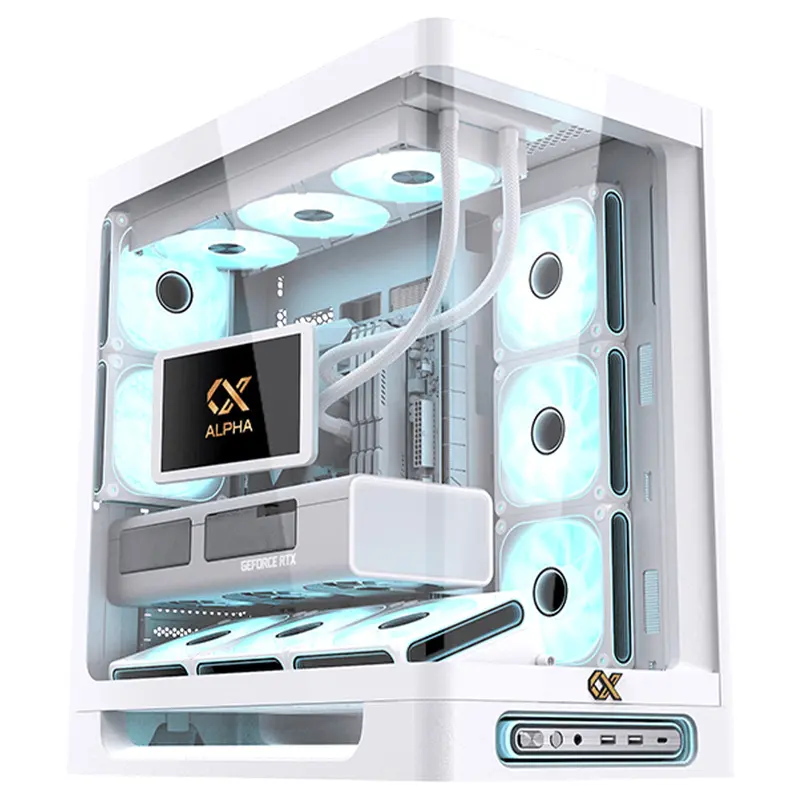 Xigmatek Heaven Air Arctic Edition Argb Mid-Tower Pc Case 1